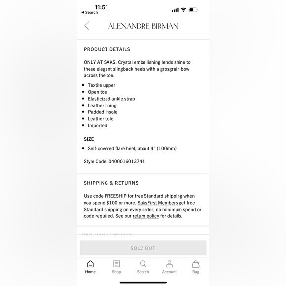 Alexandre Birman Madeline Embelished Bridal Slingbacks Size 6 - Picture 3 of 10